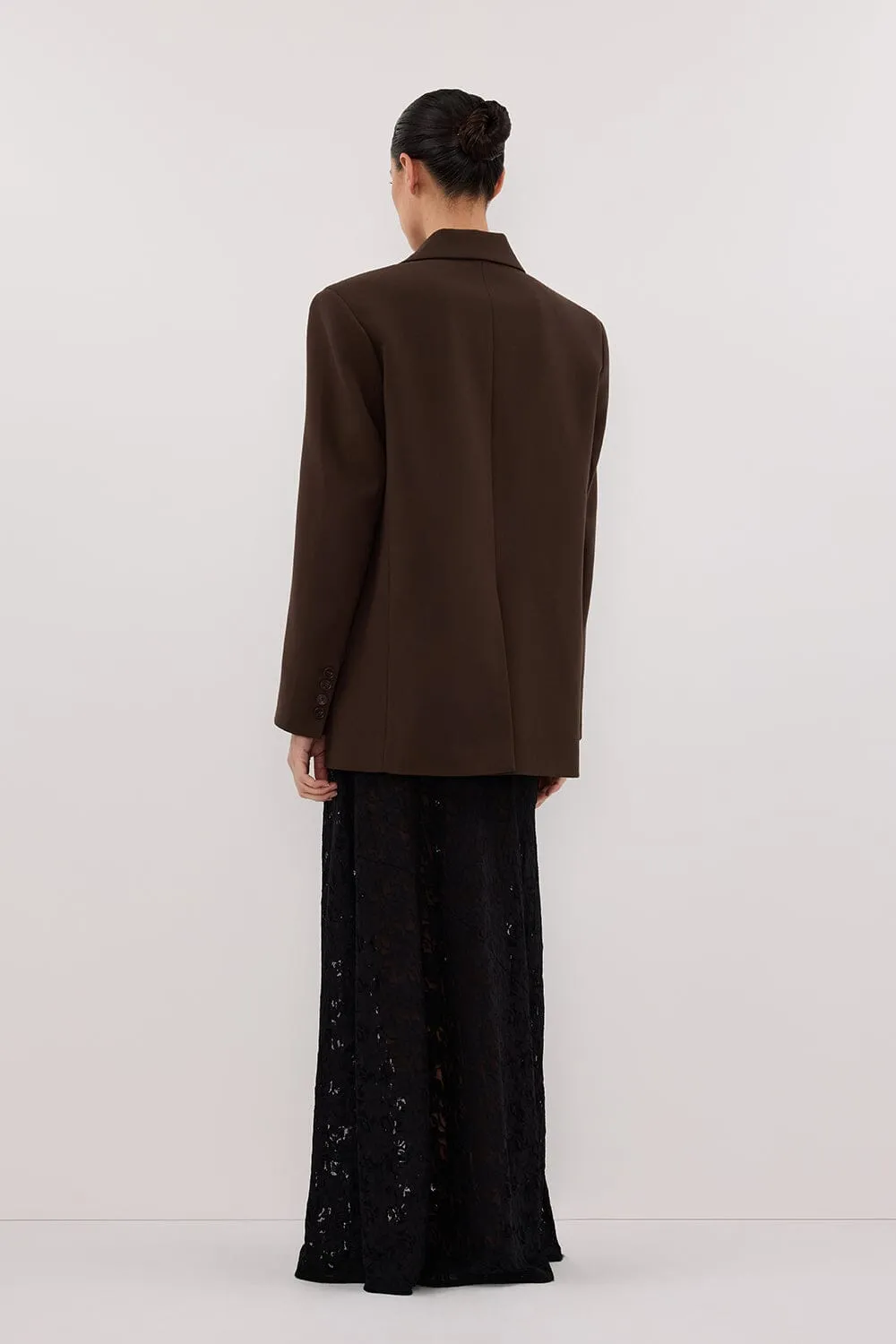 LIV BITTER CHOC BOYFRIEND BLAZER