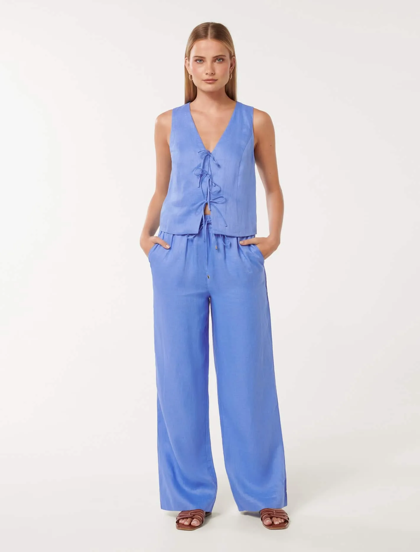 Logan Drawstring Straight Leg Pants
