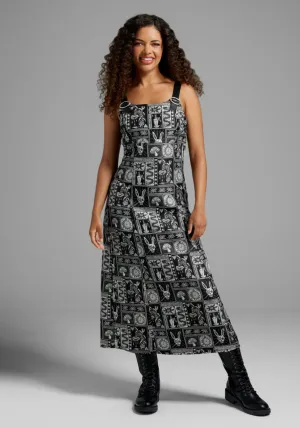 Meet My Dark Side Midi Dress