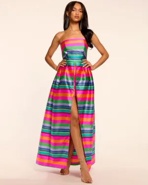 Micah Strapless Gown
