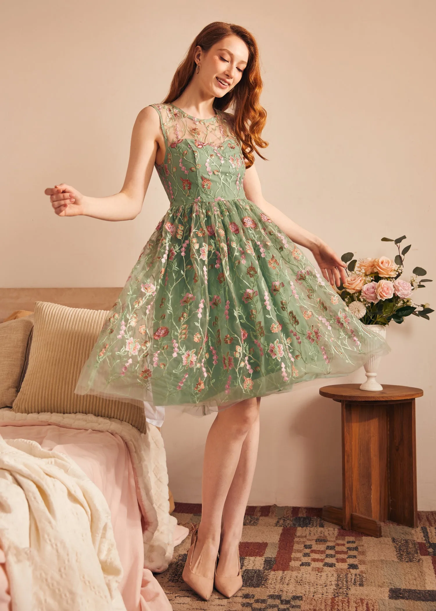 Mystique Mirage Fit & Flare Dress