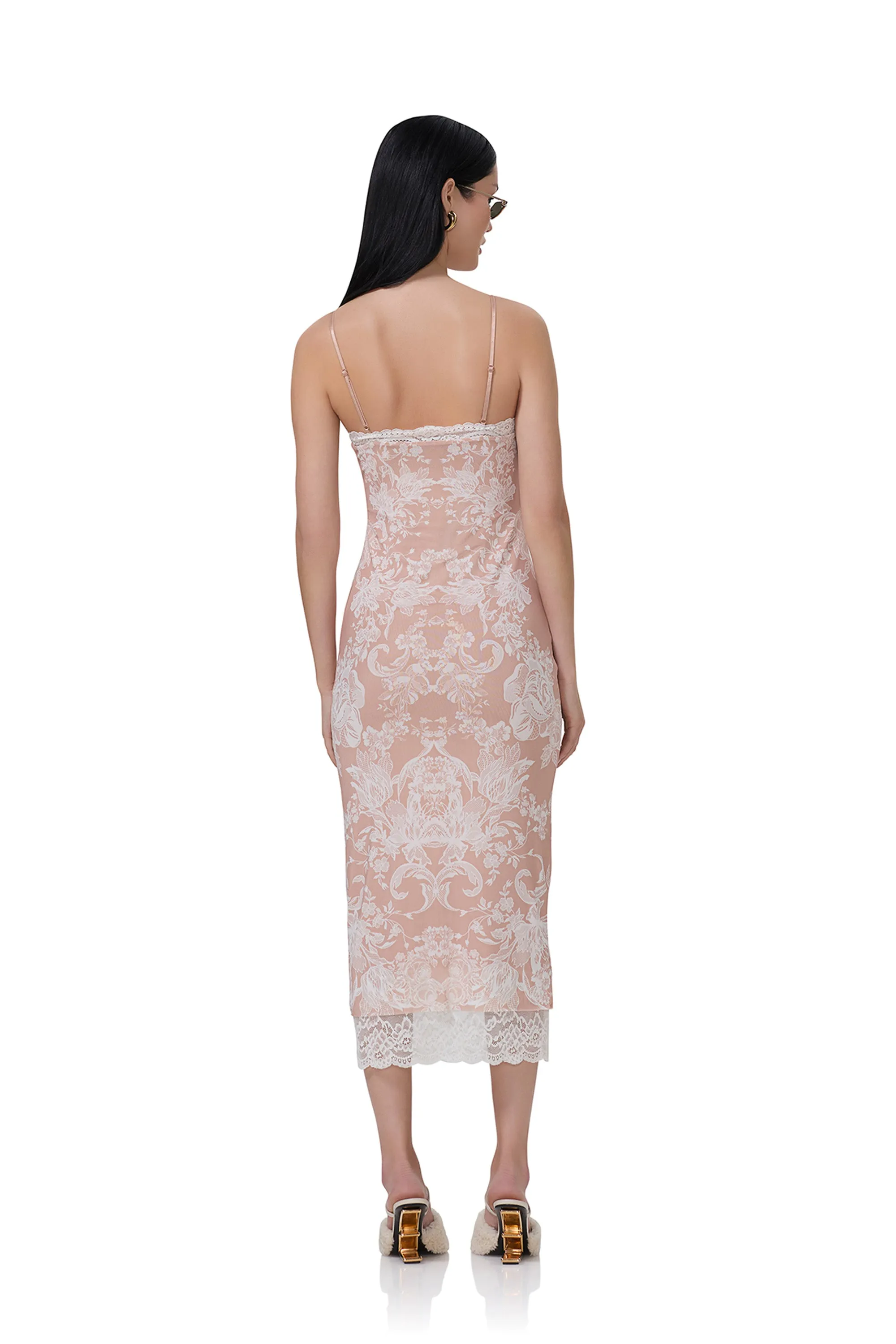 Nissa Dress - Almond Lace