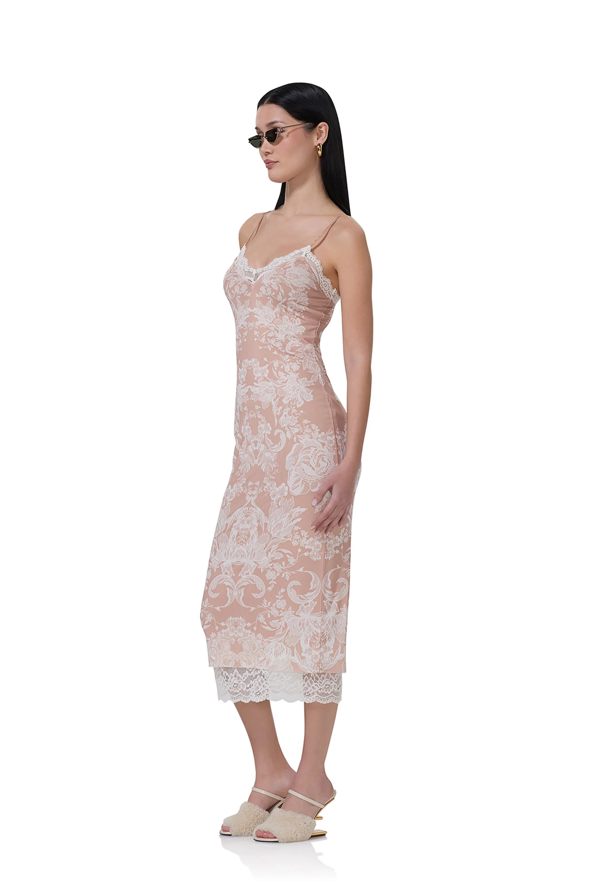 Nissa Dress - Almond Lace