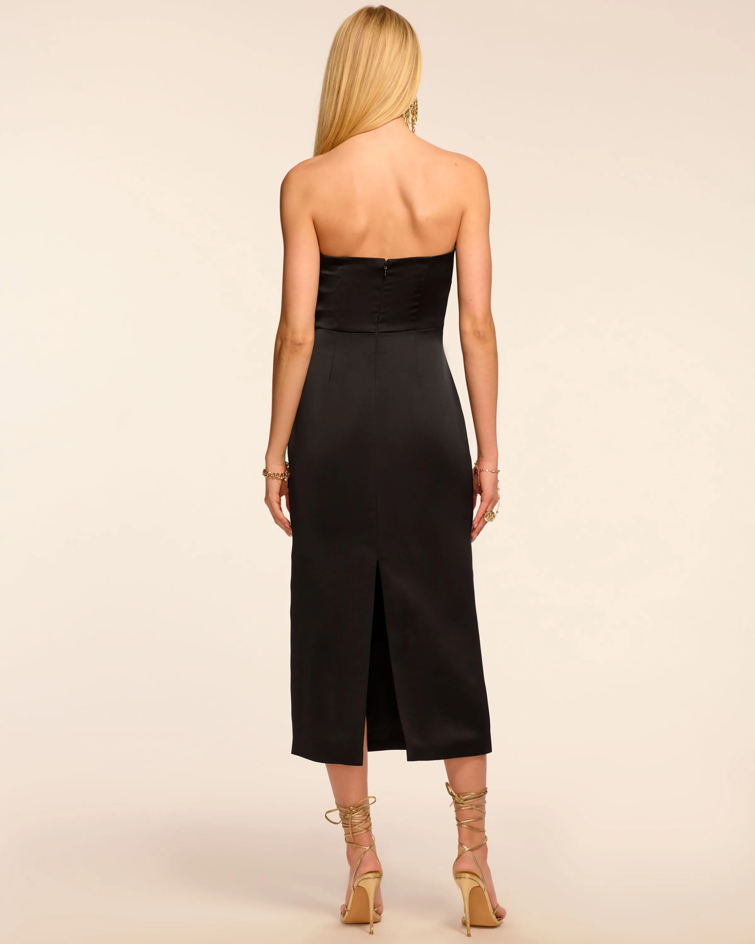 Orion Strapless Midi Dress