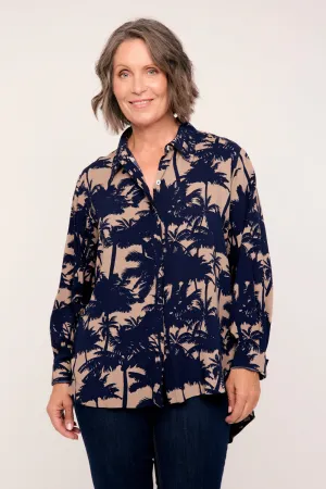 Oversized Boyfriend Shirt in Dusk