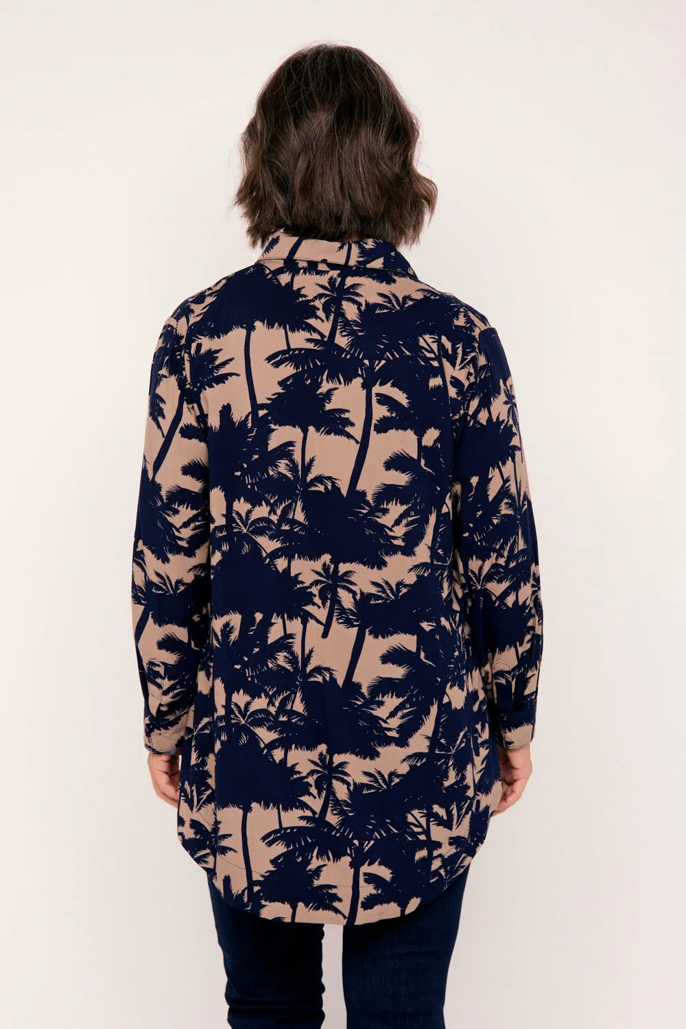 Oversized Boyfriend Shirt in Dusk