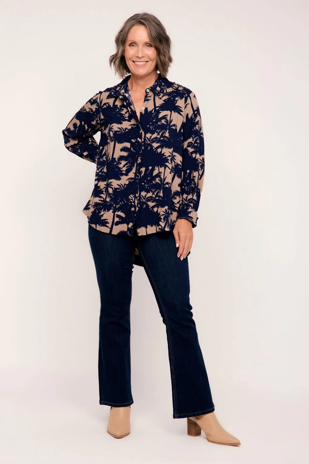 Oversized Boyfriend Shirt in Dusk