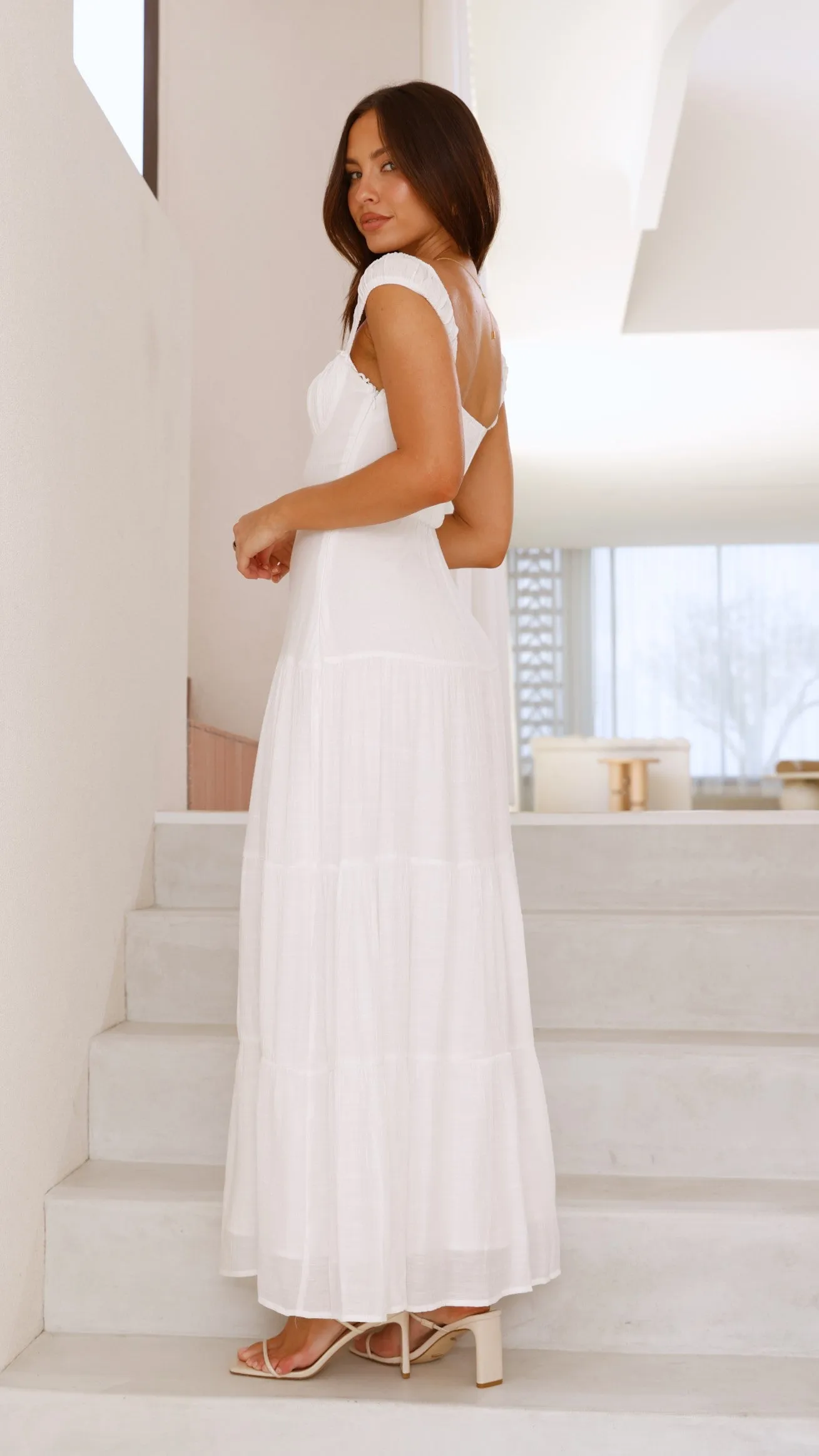 Pasca Maxi Dress - White