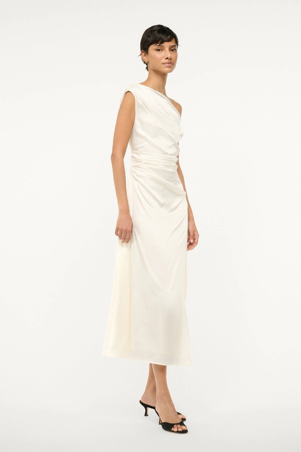 PHARE SILK DRESS | IVORY