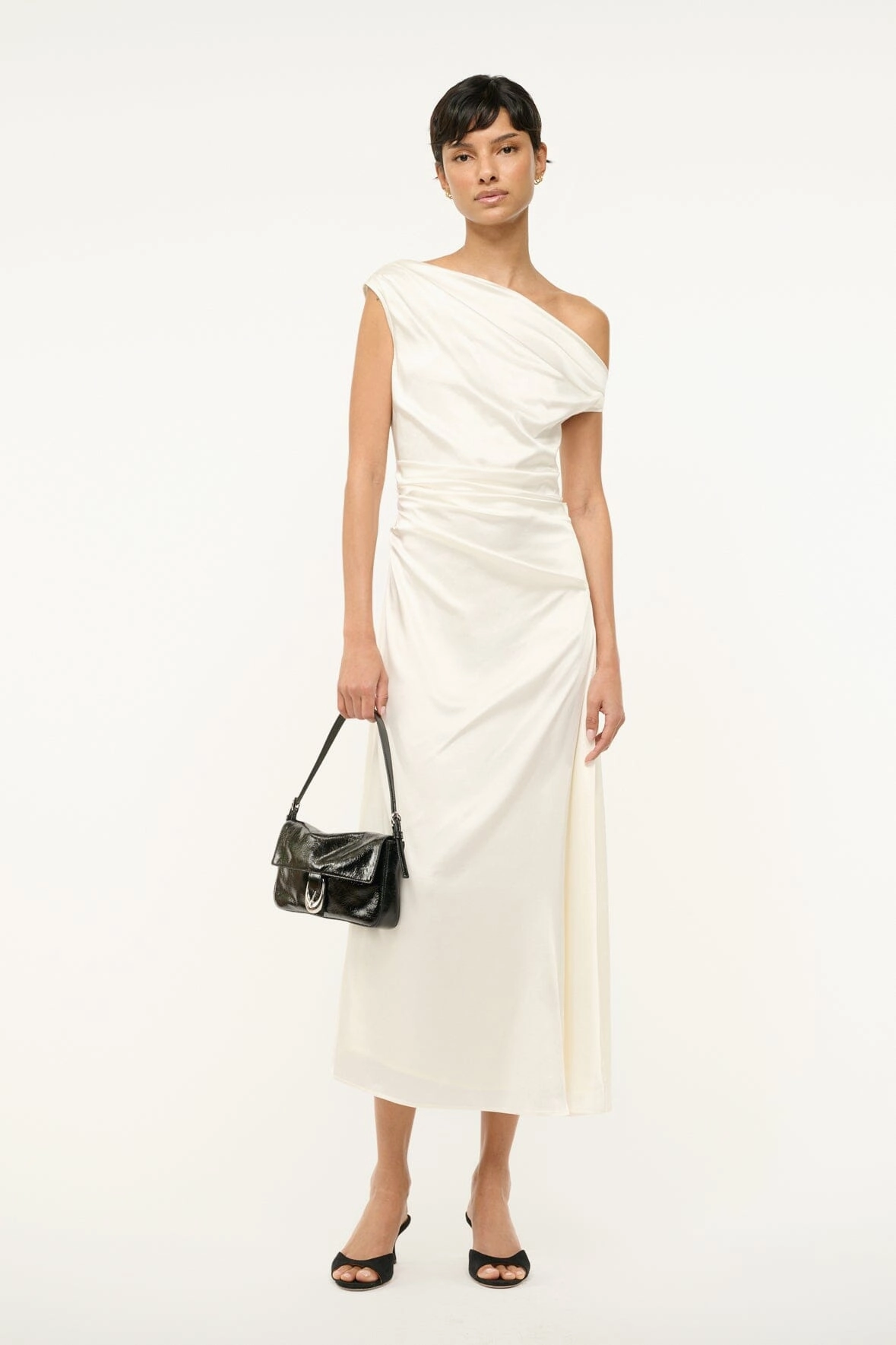 PHARE SILK DRESS | IVORY