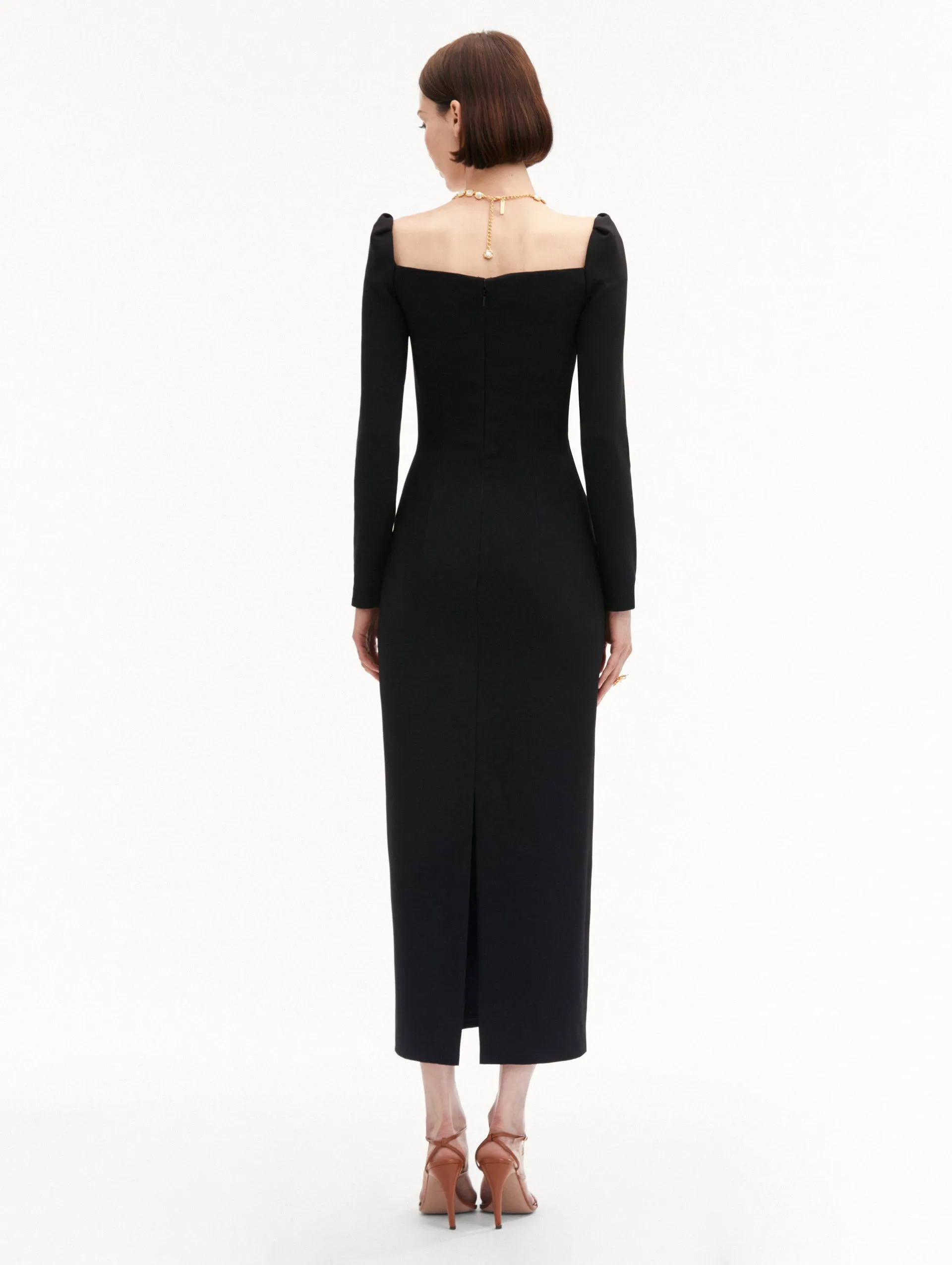 Plunging Sweetheart Cocktail Dress