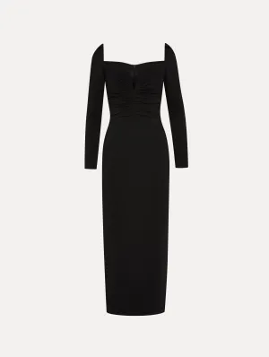 Plunging Sweetheart Cocktail Dress