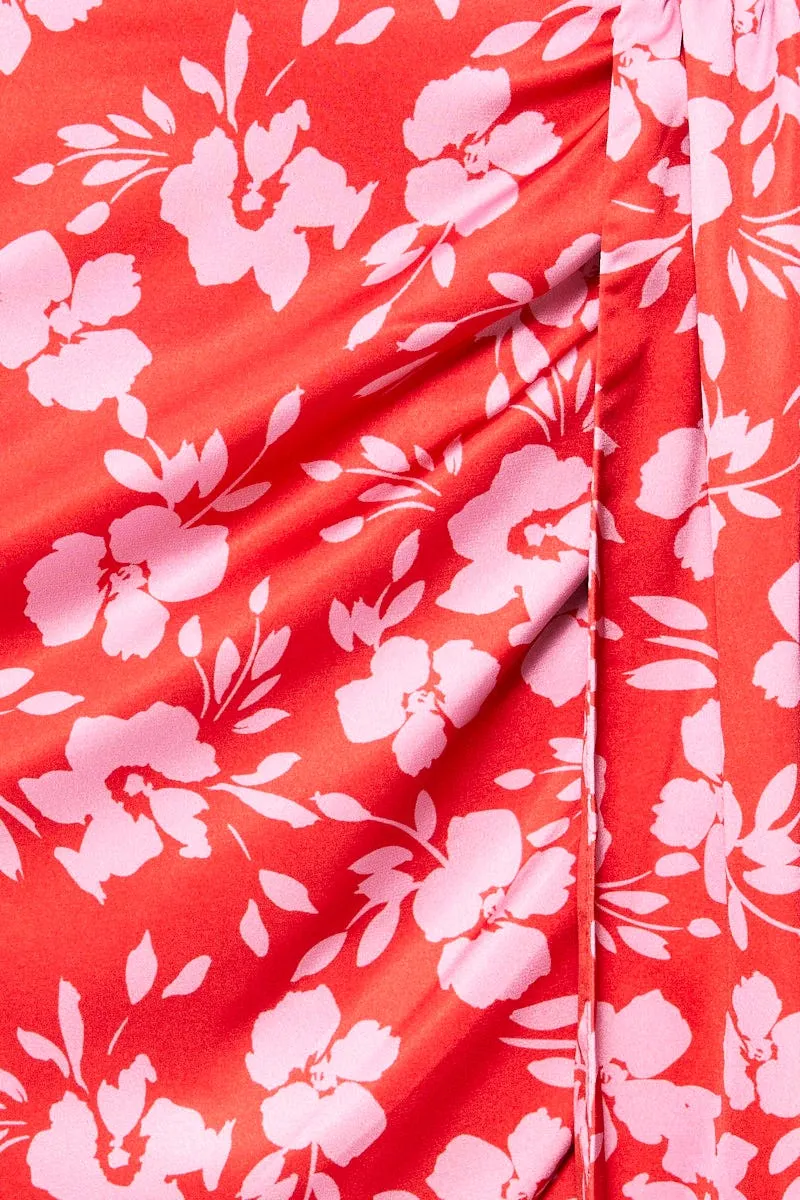 Print Print Drape Skirt