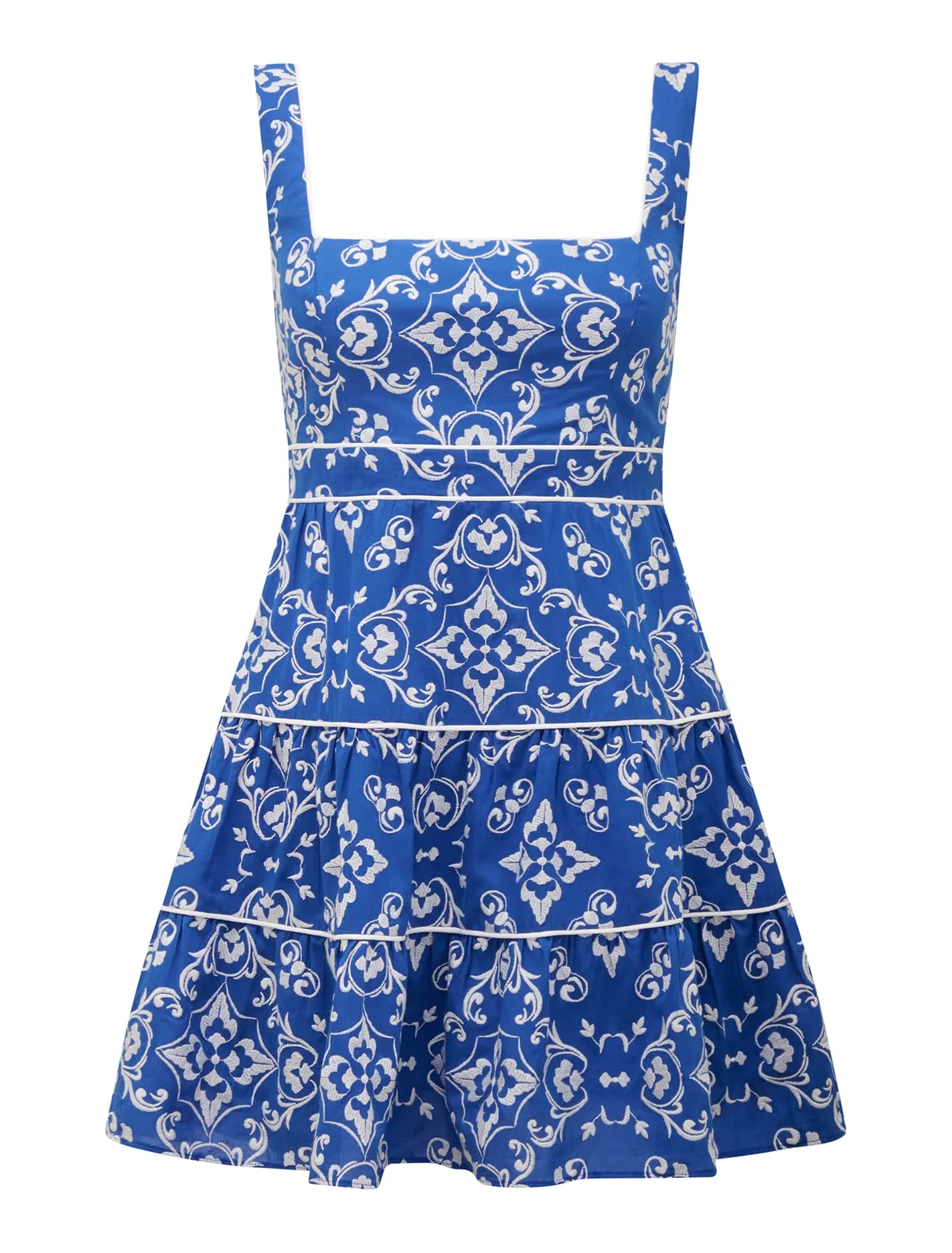 Rosalie Petite Piping Mini Dress