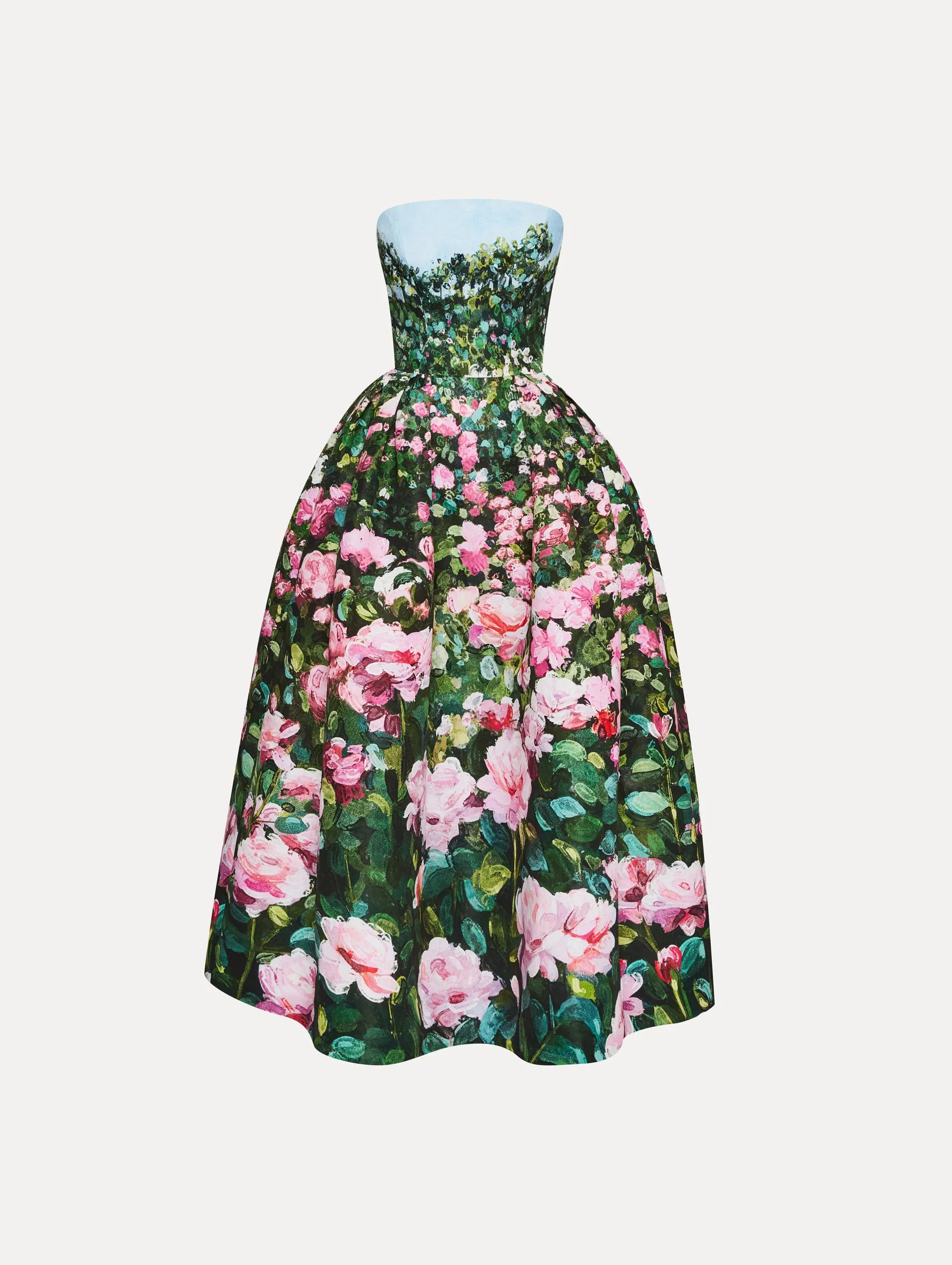 Rose Field Faille Cocktail Dress