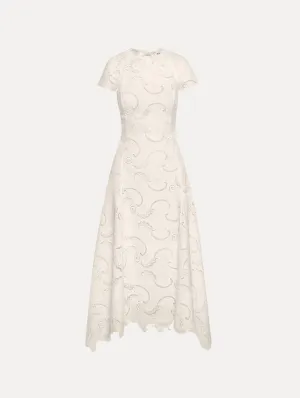 Scroll Guipure Dress