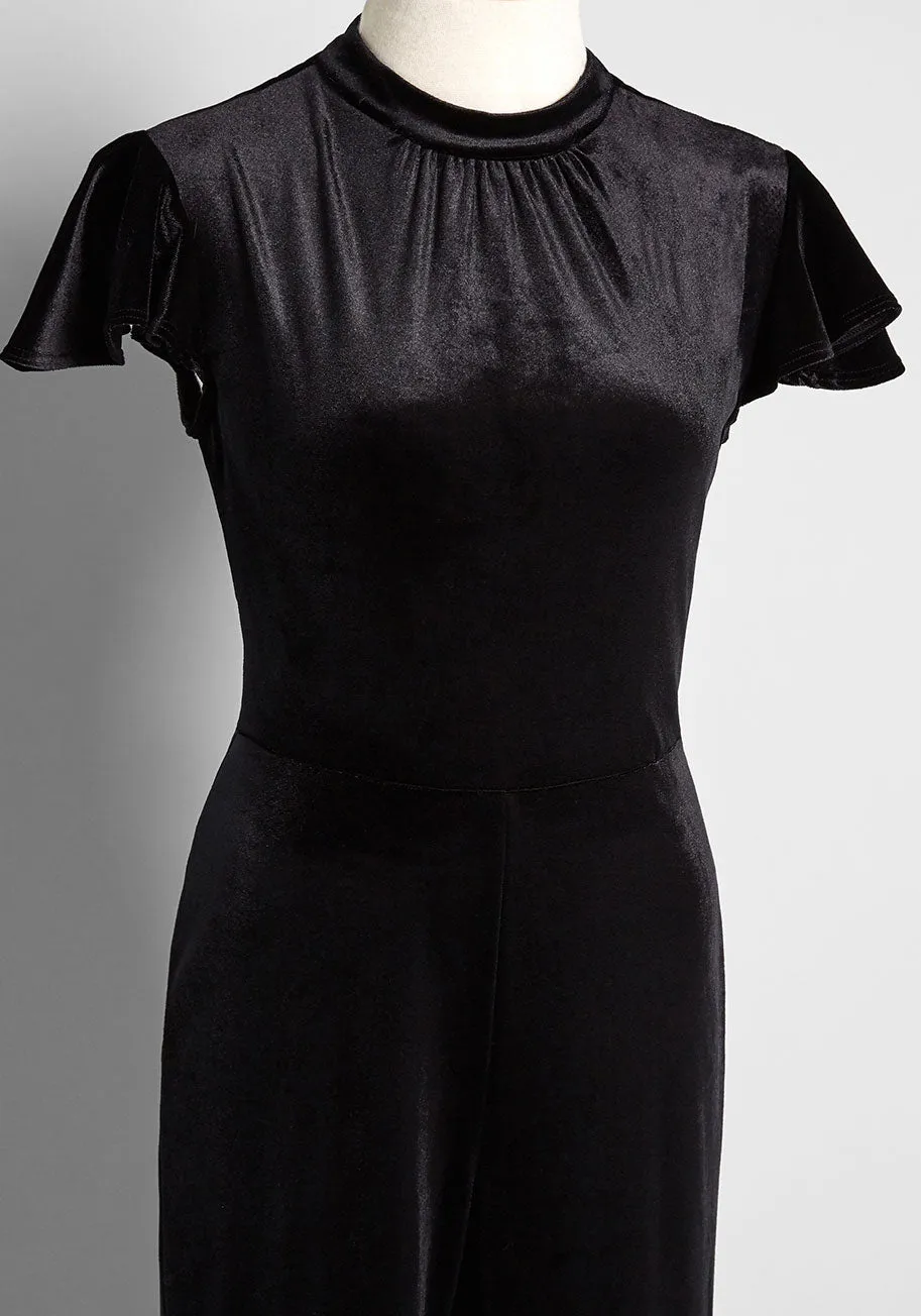 Shine With Me Velvet Jumpsuit