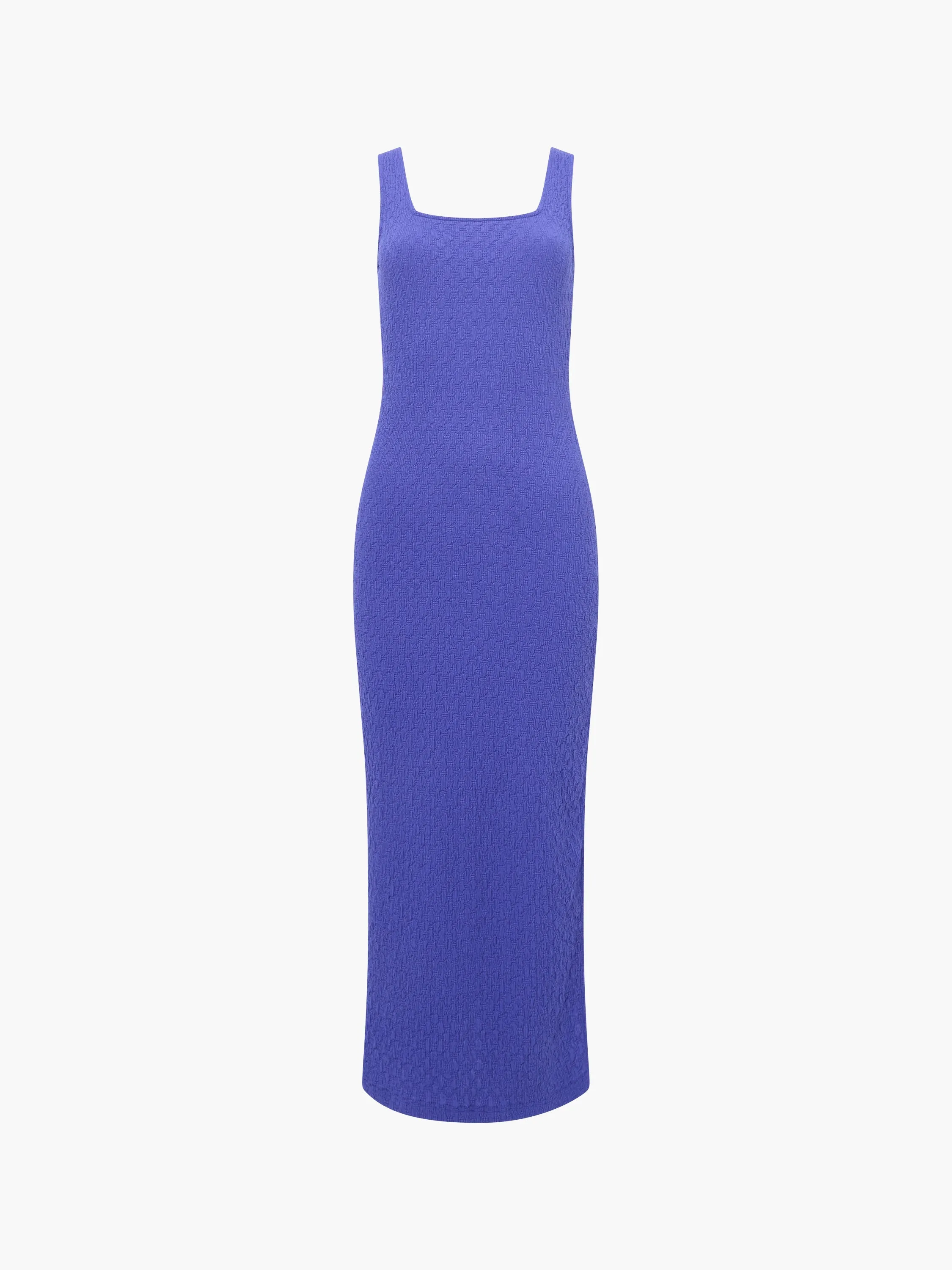 Textured Square Neck Maxi Dress