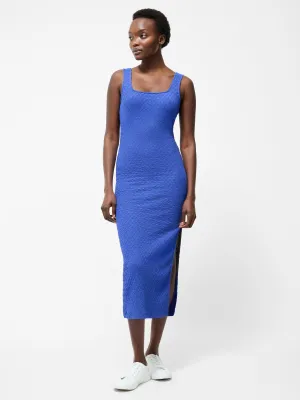 Textured Square Neck Maxi Dress