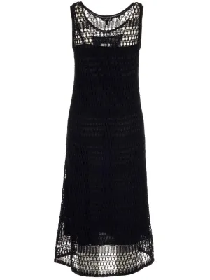 Theory Lace-Detailed Sleeveless Dress