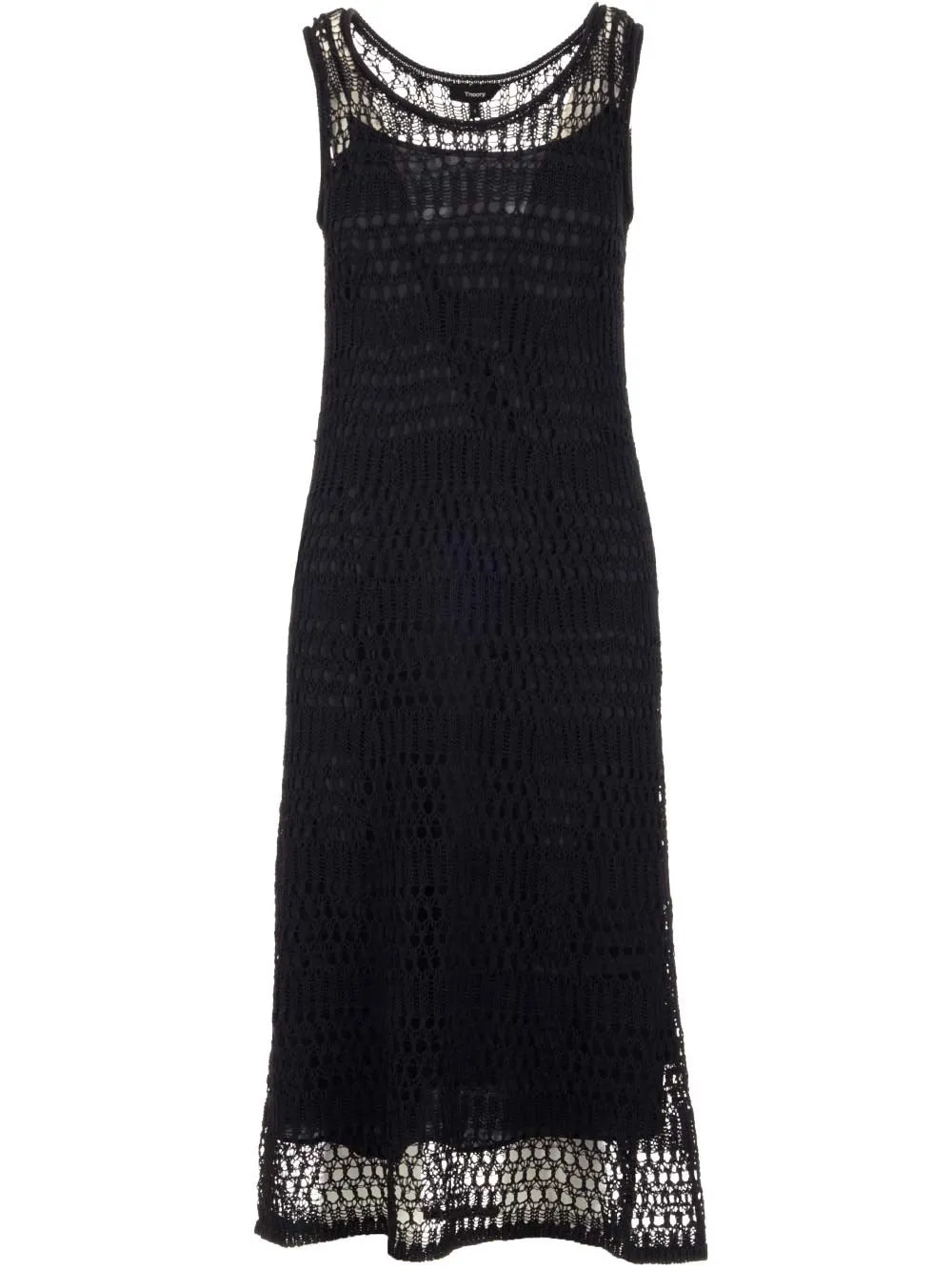 Theory Lace-Detailed Sleeveless Dress