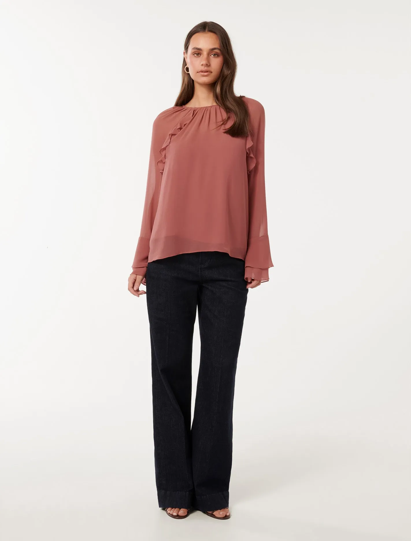 Tori Ruffle Blouse