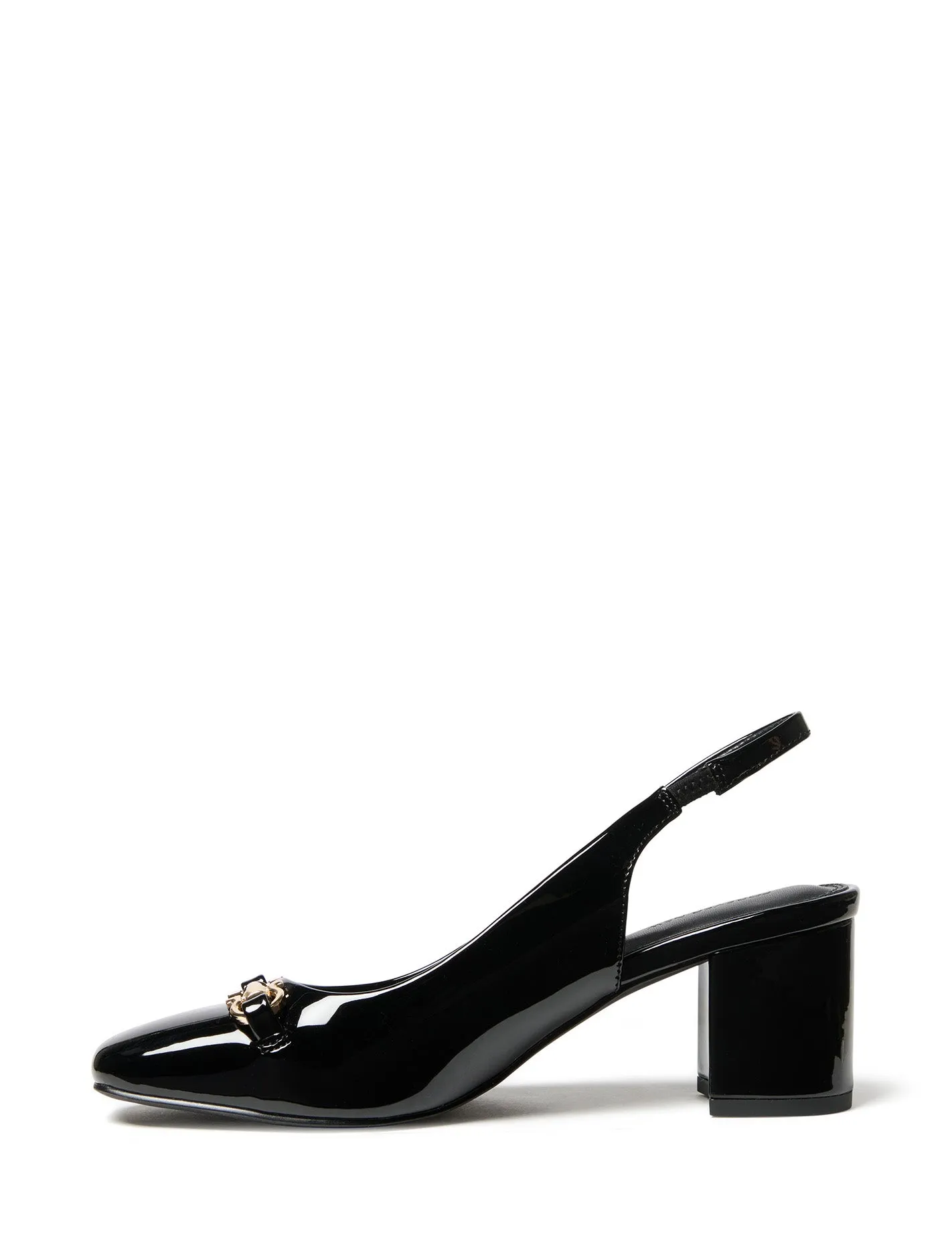 Valeria Bit Trim Slingback Block Heel