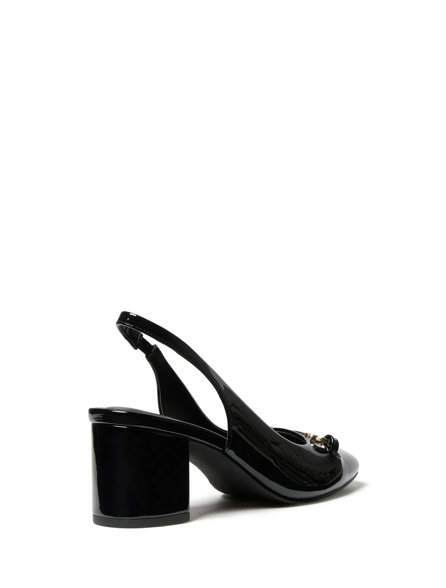 Valeria Bit Trim Slingback Block Heel