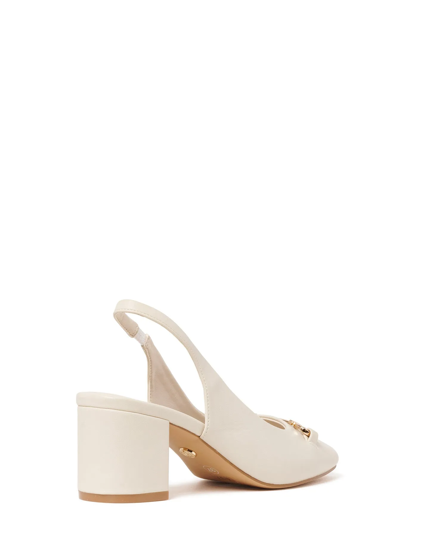 Valeria Bit Trim Slingback Block Heel