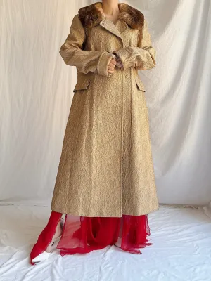 Vintage Alberta Ferretti Lame' Coat - M