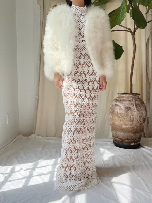 Vintage Feather Jacket - S/M