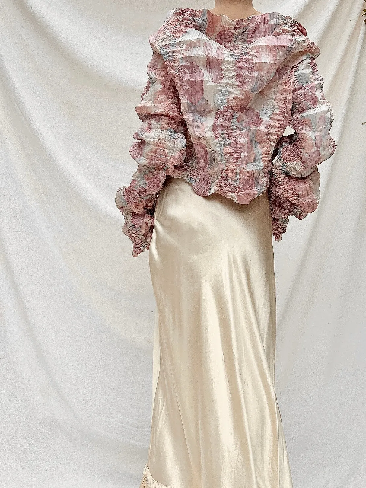Vintage Paul Vasseur Pleated Jacket - OSFM