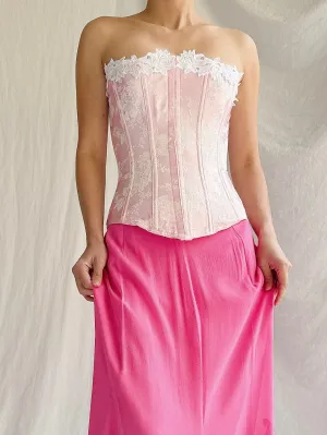 Vintage Satin Bustier - XS-S