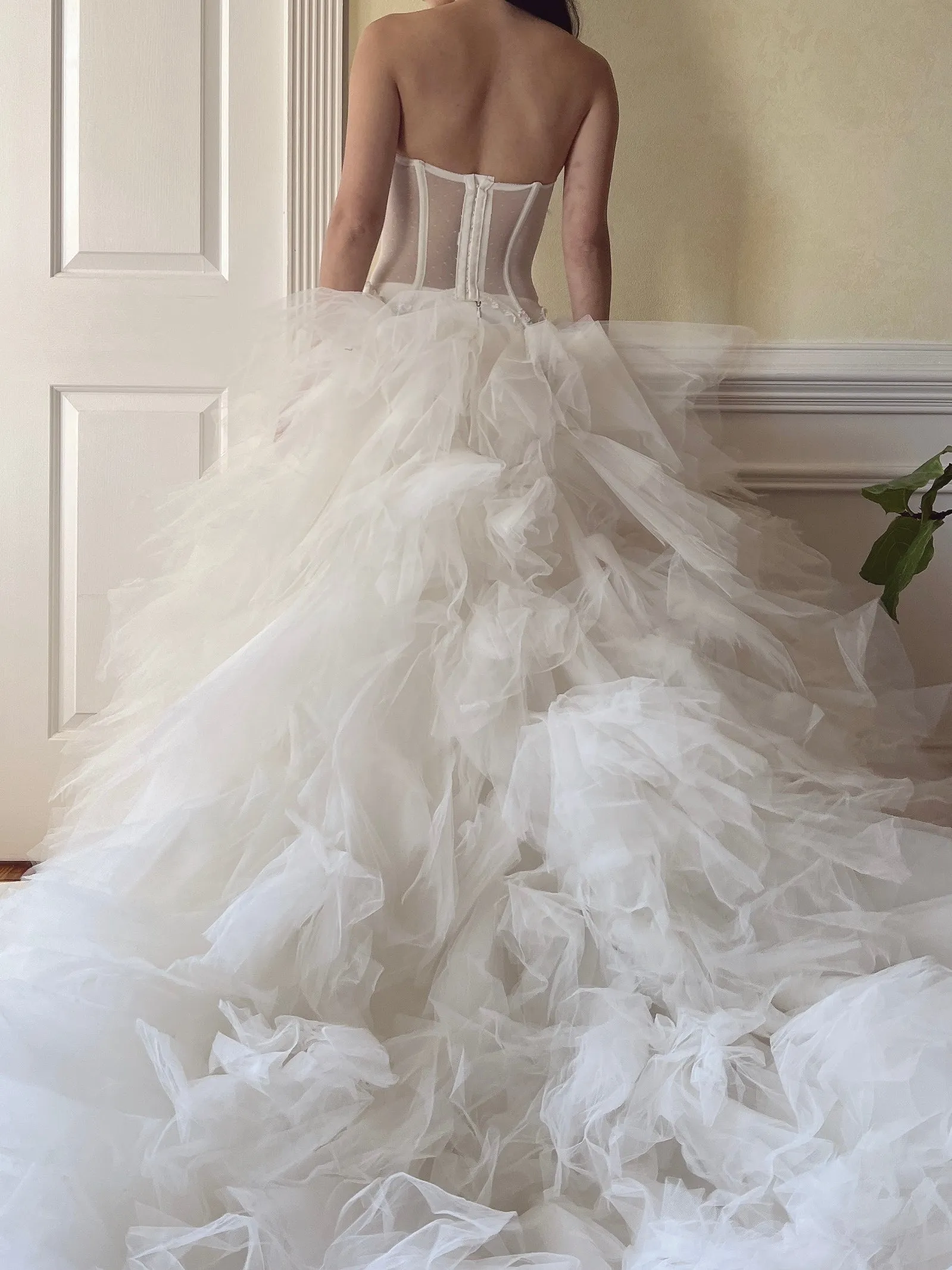 Vintage Tulle Ruffle Skirt - M/29