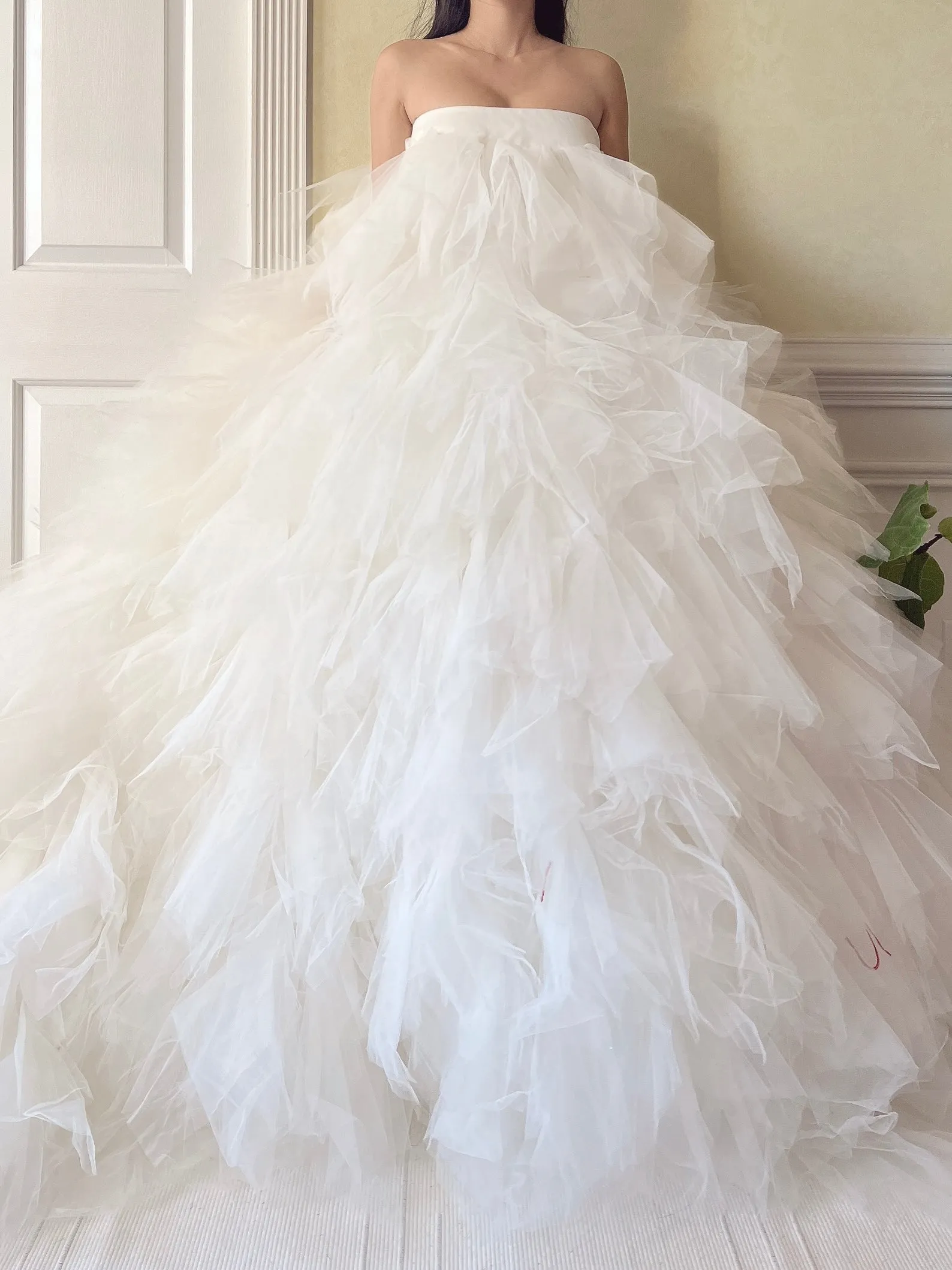 Vintage Tulle Ruffle Skirt - M/29