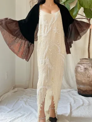 Vintage Velvet Ombre Shawl - OSFA