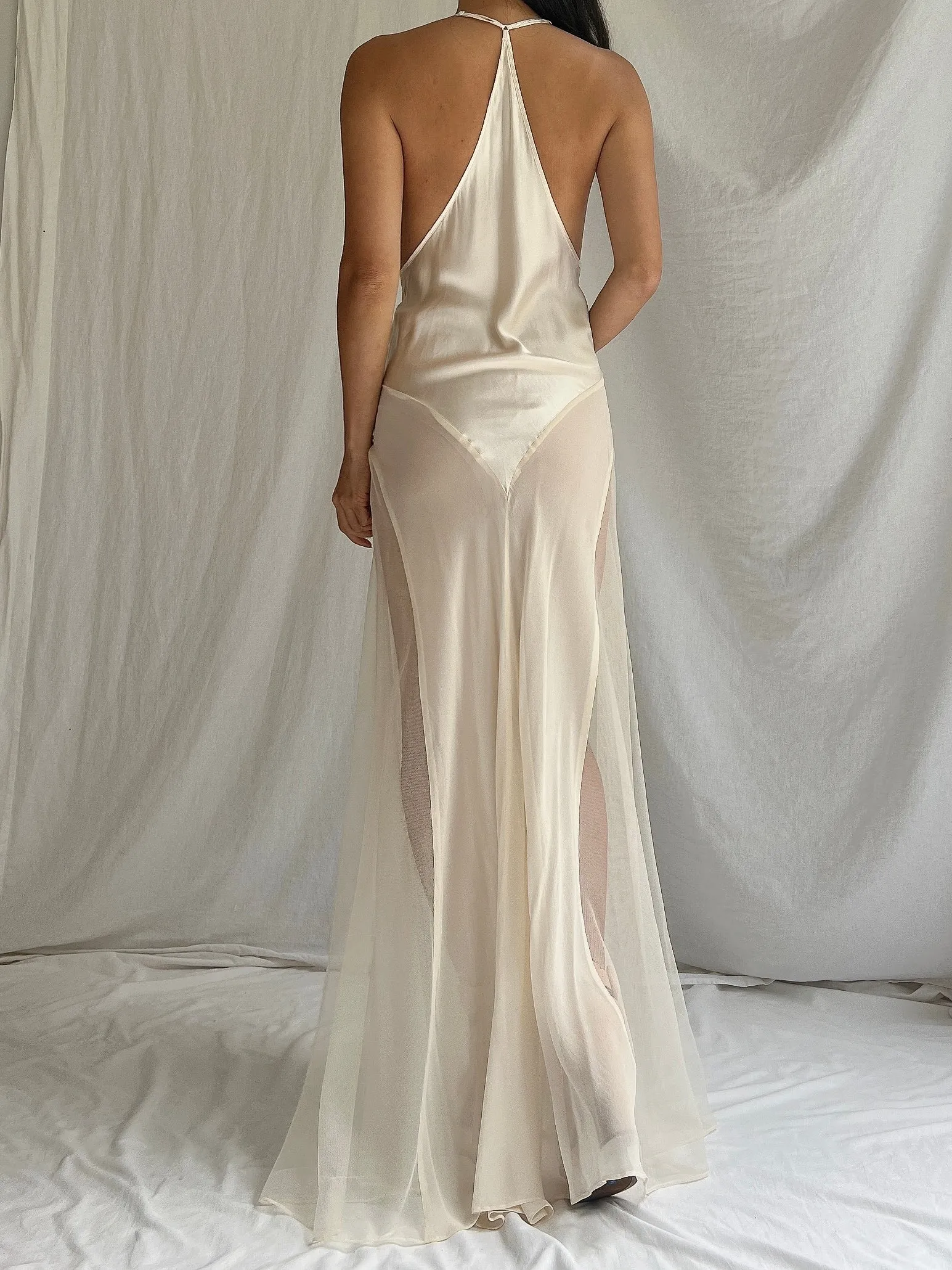Vintage VS Silk Slip Dress - M