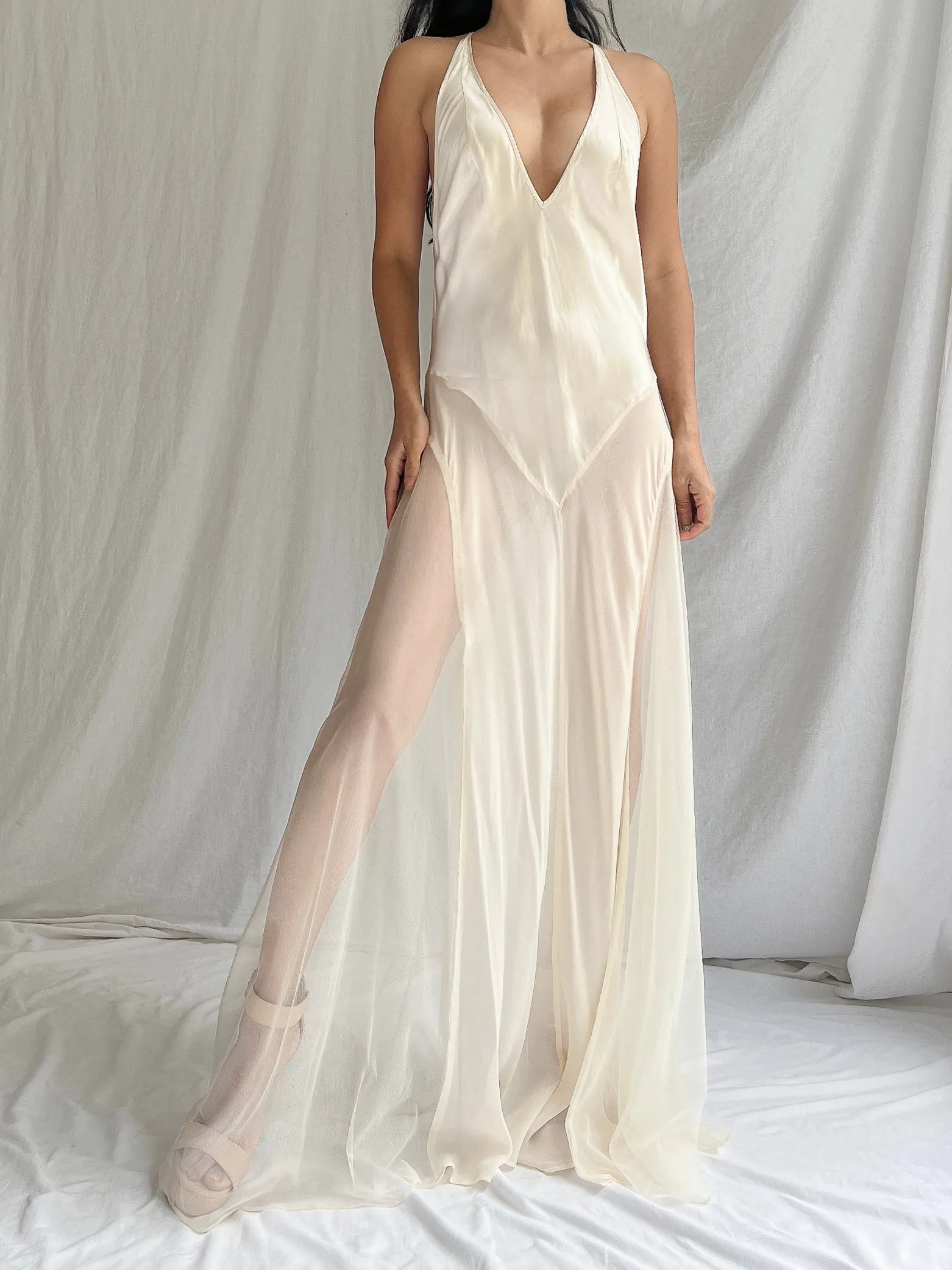 Vintage VS Silk Slip Dress - M