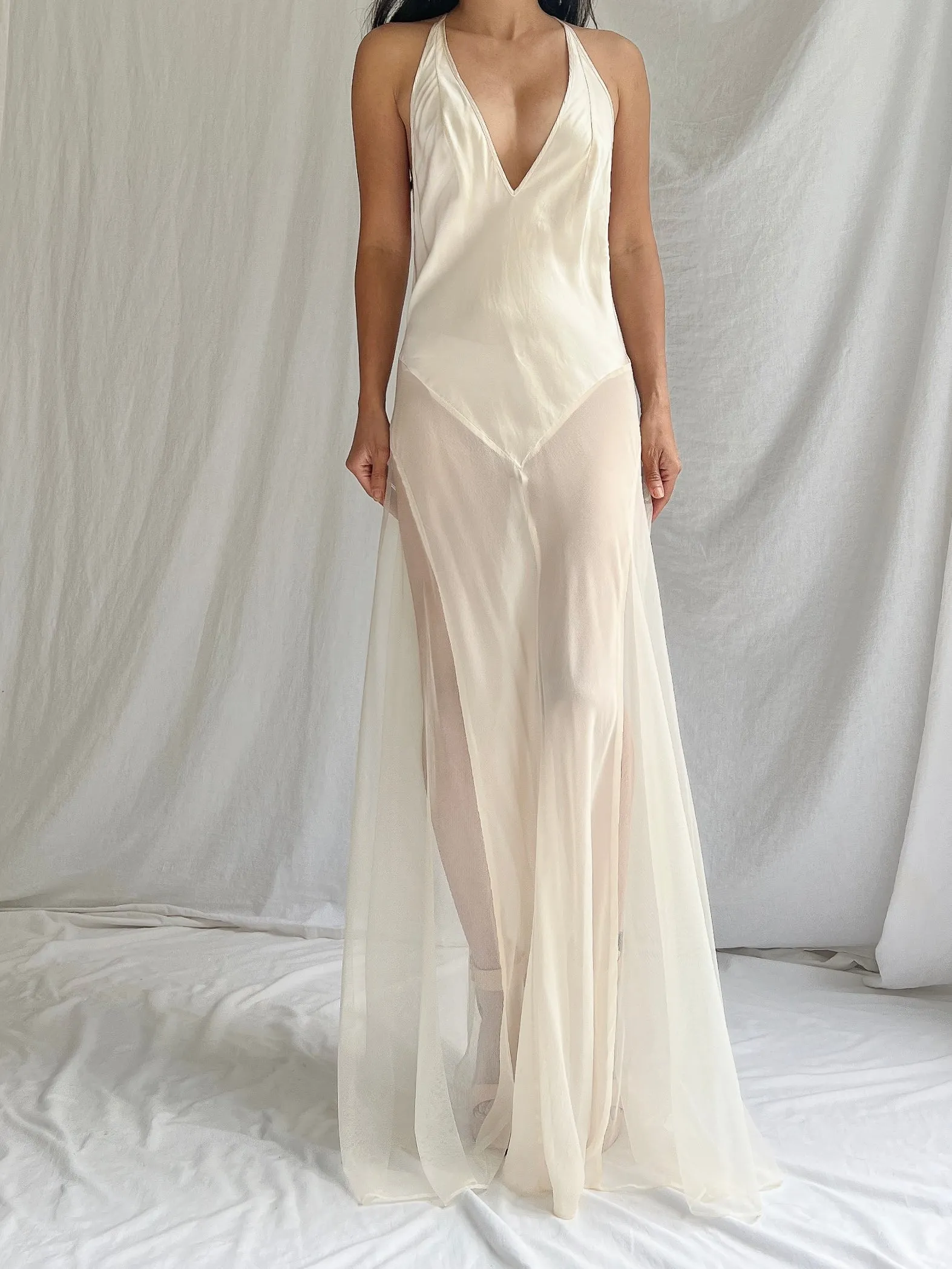 Vintage VS Silk Slip Dress - M