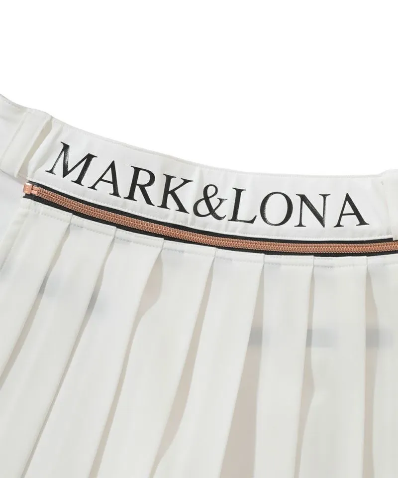 Women's Detachable Pleated Skirt/two Way Shorts White