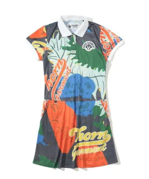 Women's Sprout Polo Dress Black
