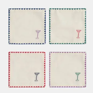 Zizag Cocktail Napkins | Set of 4